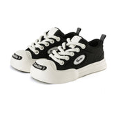 OUDER Smiler Classic Canvas Black/White - COPPING THREADS - Ouder